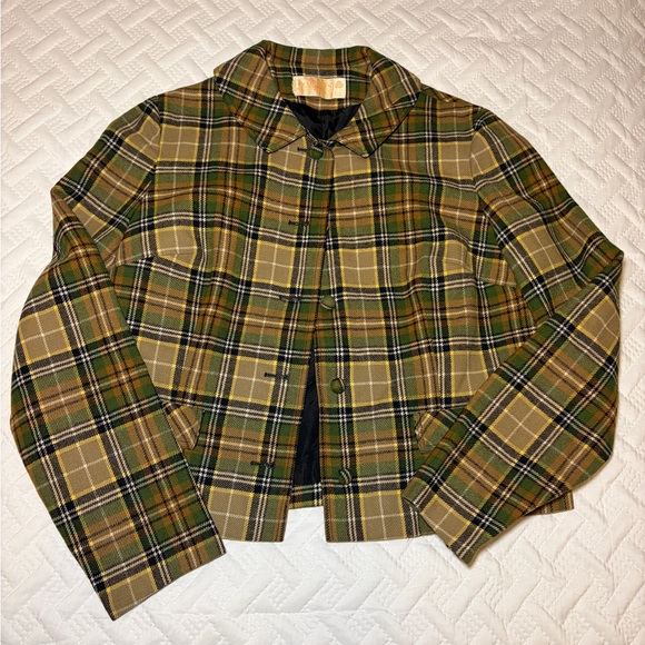 Pendleton Jackets & Blazers - Pendleton | Vintage Wool Plaid Jacket in Green and Yellow